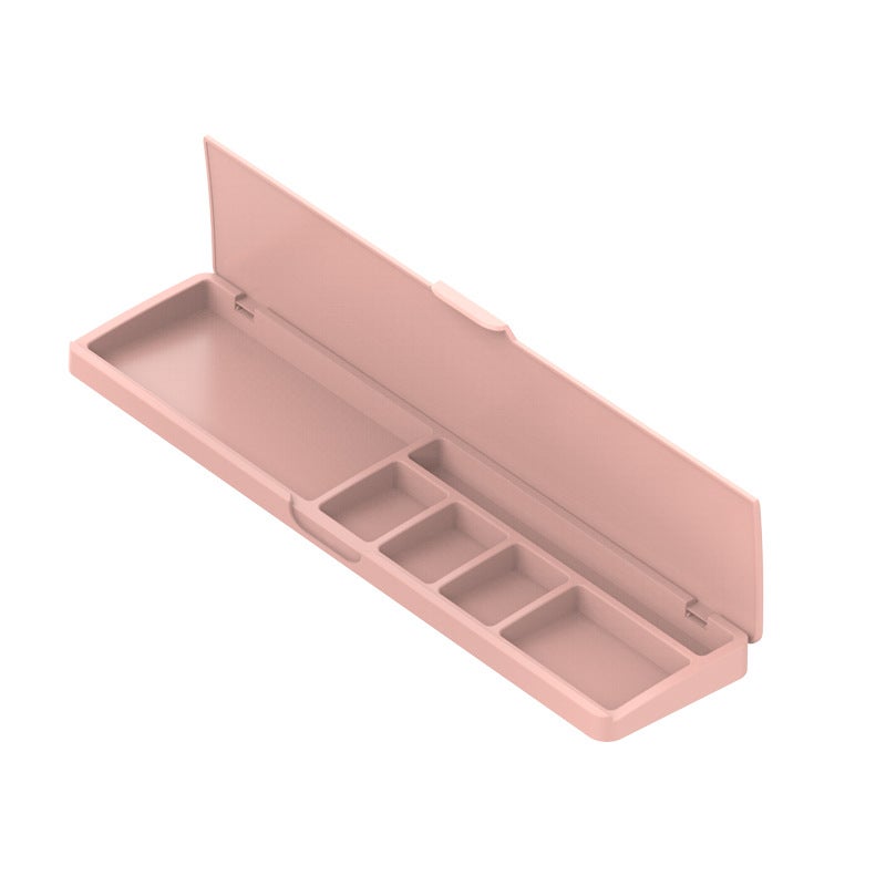 Mechanical Keyboard Hand-Held Mouse Wrist Pad Desktop Palm-Held Storage Box Female Office Typing Wrist Pad 87 Key Code Word - Image 1